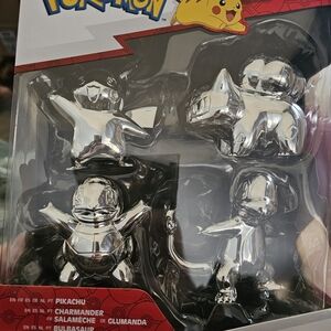 Pokemon Silver Figurine Set